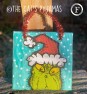 Square Grinch ornaments