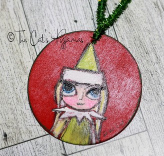 Miss Elf ornament