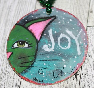 Joy Cat ornament