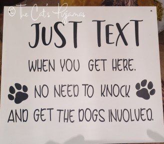Just Text Sign