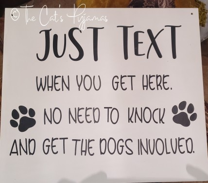 Just Text Sign