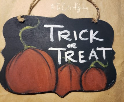 Tick or Treat Sign