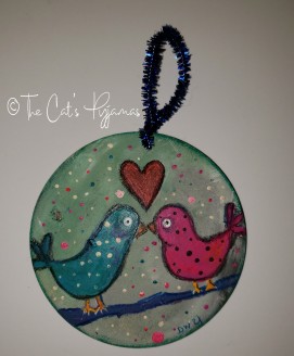 Lovebirds  ornament