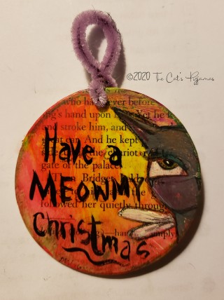 Meowmy Christmas ornament