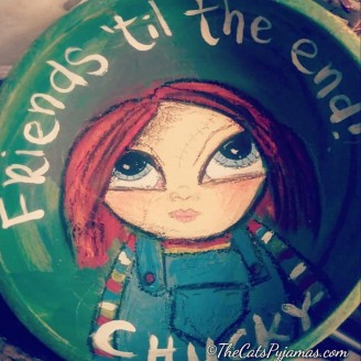 Chucky painted bowl