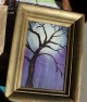 Tree Silhouette Painting