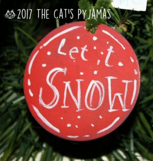 Let It Snow Ornament (round)