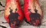 Haunted House hand-painted shoes