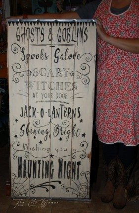 Ghosts & Goblins sign